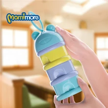 Real Baby Food Storage Box 2017 Essential Cereal Cartoon Baby Milk Powder Boxes 3 layer Frog Style Doseur Lait Baby Powder 1021