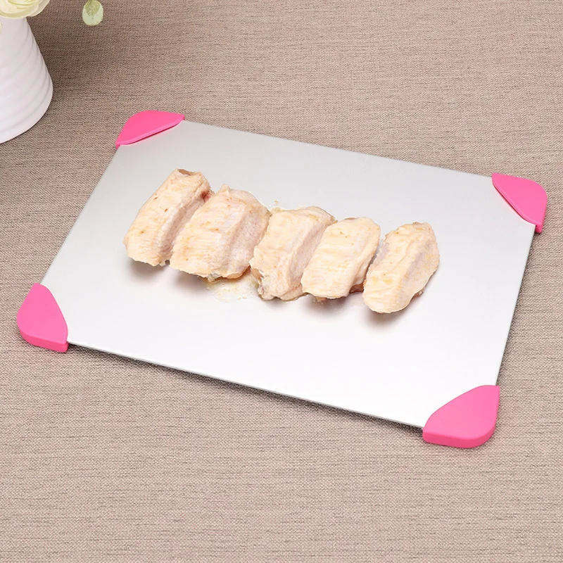 Convenient Fast Defrosting Tray Easy Cleaner Frozen Meat Defrost Food Thawing Plate Board Safety Healthy Kitchen Tool Accessory