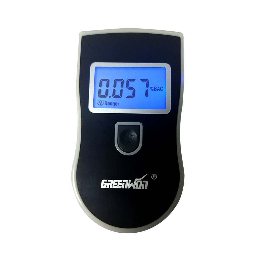 Medidor de Álcool Portátil de Nível de Álcool Teste de Vinho Greenwon Medidor Carro 2 Verificador de álcool