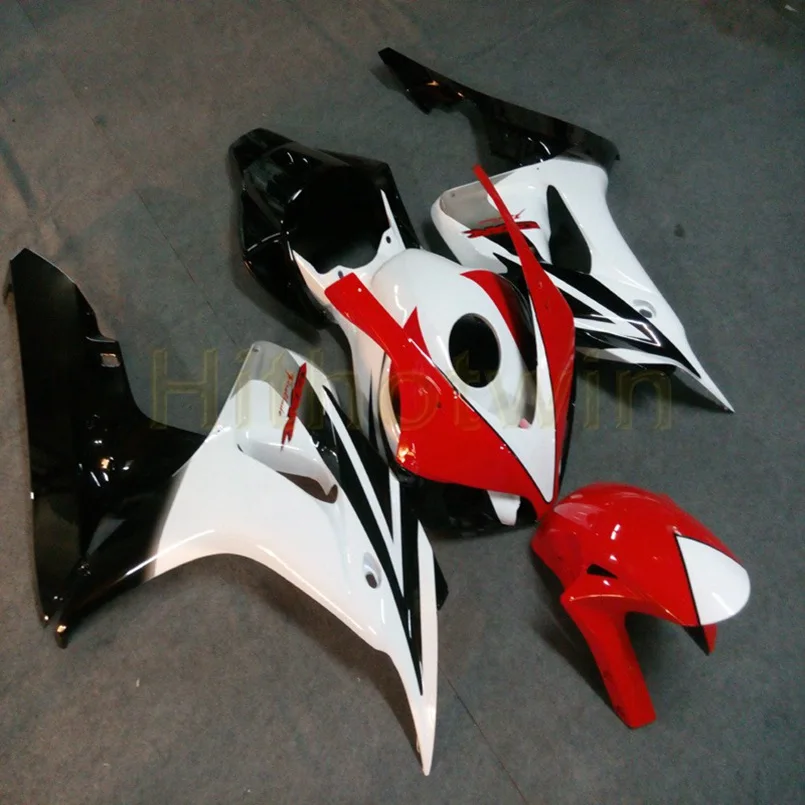 Мотоцикл Обтекатели для HONDA 06 07 CBR1000RR 2006 2007 мотор панели+ Botls+ крышка бака+ литьевая форма красный белый