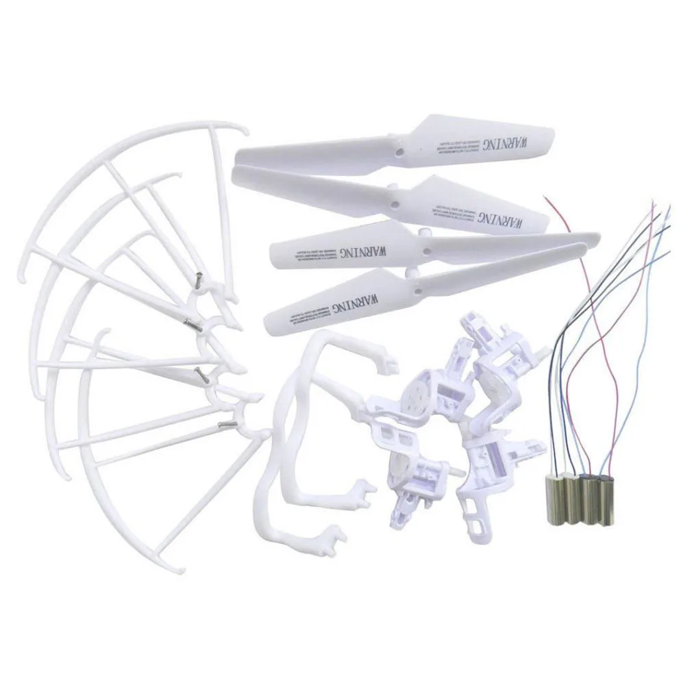 

Spare Part Set Motors Propellers Landing Protectors Motor Blade for Syma X5 X5C drones Quadcopter Remote Control Toys gift #TX