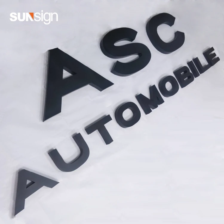 

Decoration advertising sign 3d colorful fabricate alphabet letters