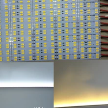 10pcs*50cm Factory Wholesale DC 24V single row 36LEDS or Double row 72 SMD 5630 LED Hard Rigid LED Strip Bar Light supper bright