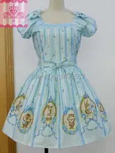 Lovely Babydoll Dress Sweet Lolita Dress Japanese Princess Party Dresses Christmas Cosplay Costume XS-2XL Sky Blue/Pink