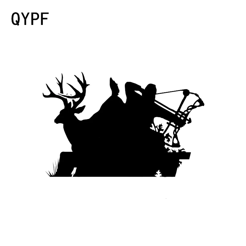 QYPF 16 2*10 5 см интересный лук стрелы Охотник Декор автомобиля стикер на бампер или