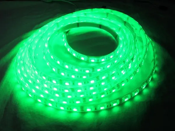 [Seven Neon] 100 м/лот IP68 на высокой водонепроницаемой 60 Светодиодный s/m 5050 LED SMD RGB полосы