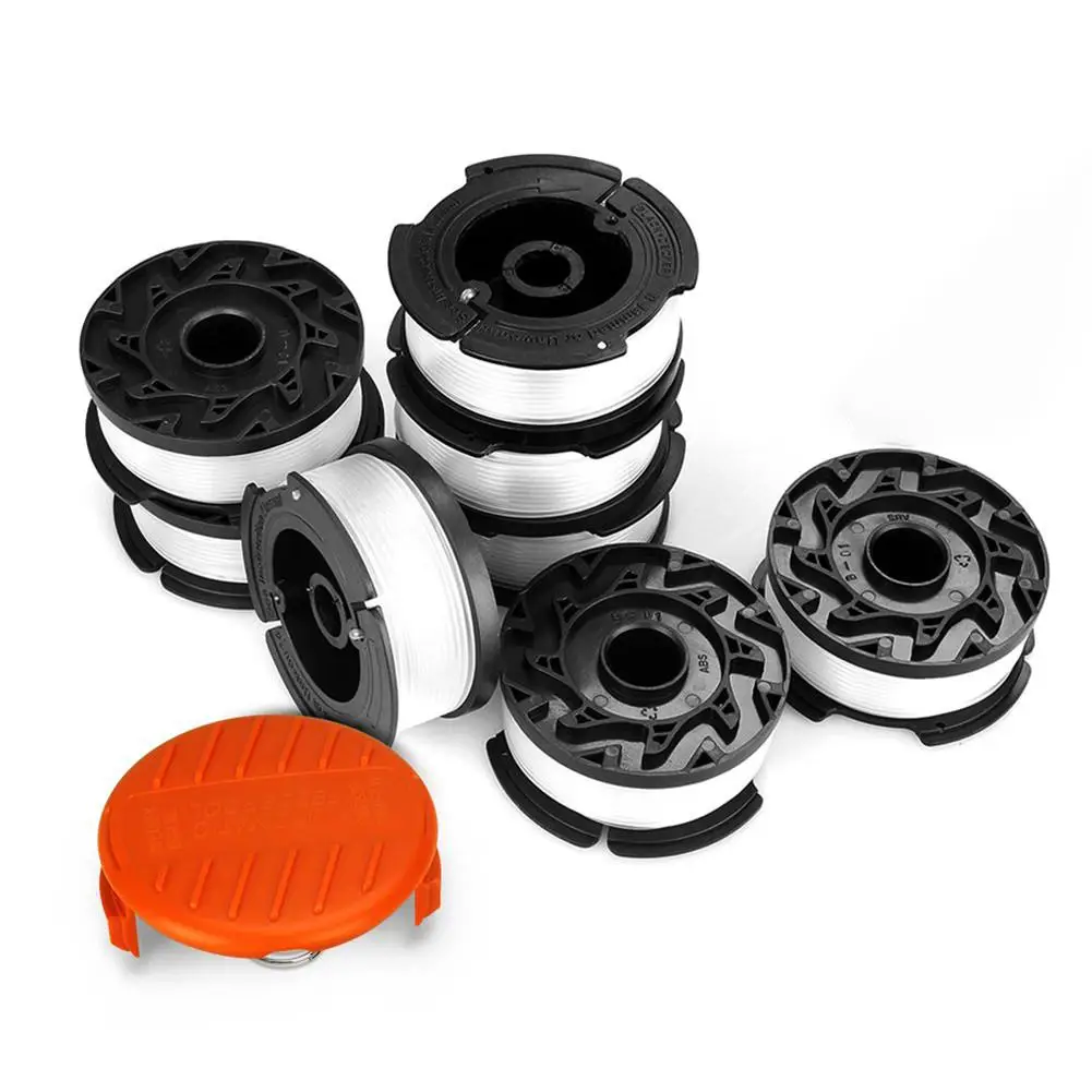 

6 Pack String Trimmer Replacement Spool 30ft 0.065 Autofeed Replacement Spools Trimmer Head Coil Chain Brush Cutter Garden Grass