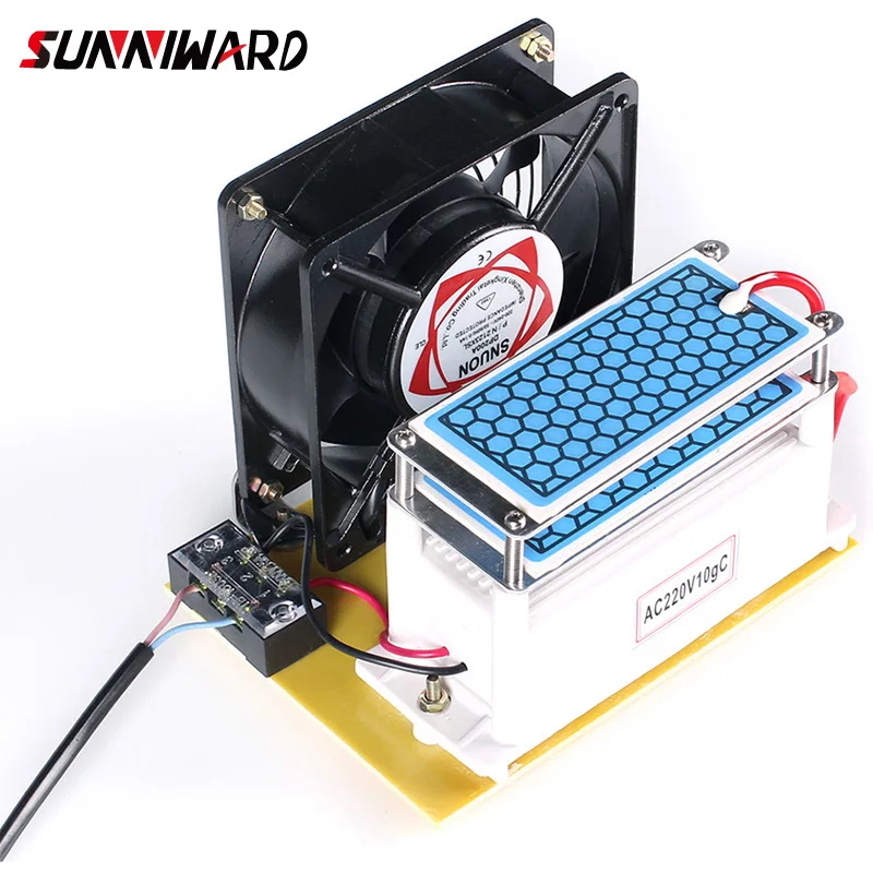 

220V/110V 10g Ceramic Ozone Generator Ozone Double Integrated Long Life Ceramic Plate Ozonizer Air Water Air Purifier