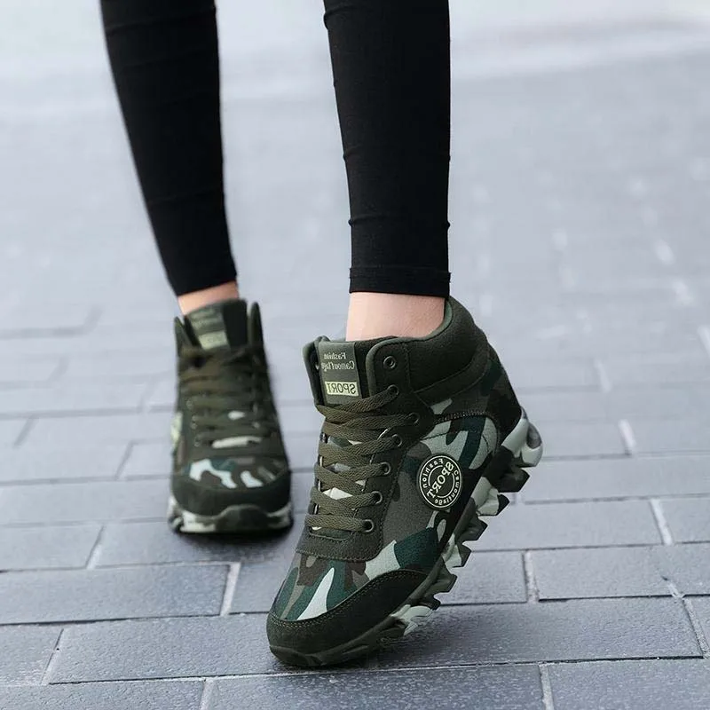 VTOTA/весенние Дизайнерские кроссовки на платформе; женские кроссовки, визуально увеличивающие рост; повседневная обувь на шнуровке; tenis feminino; обувь на танкетке