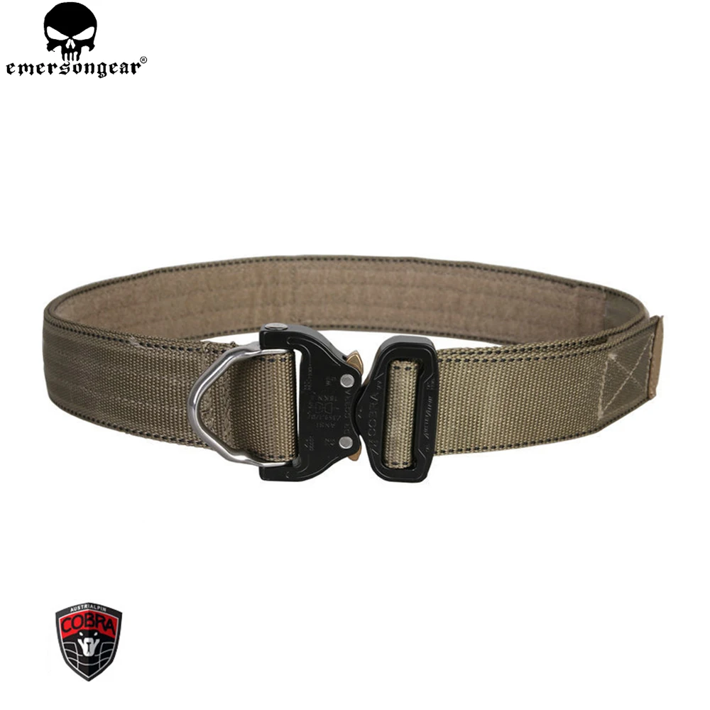 EMERSONGEAR Military D Ring Riggers Belt 1.75 Inch Cobrabuckle Shooter