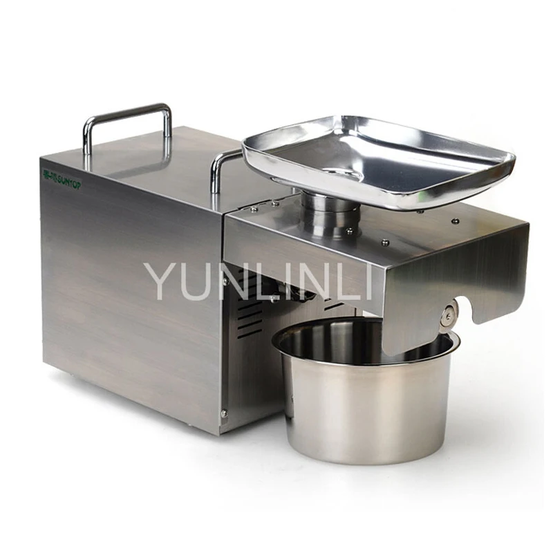 Electric Oil Press Machine Nuts Seed Oil Extractor Press Machine Stainless Steel High Oil