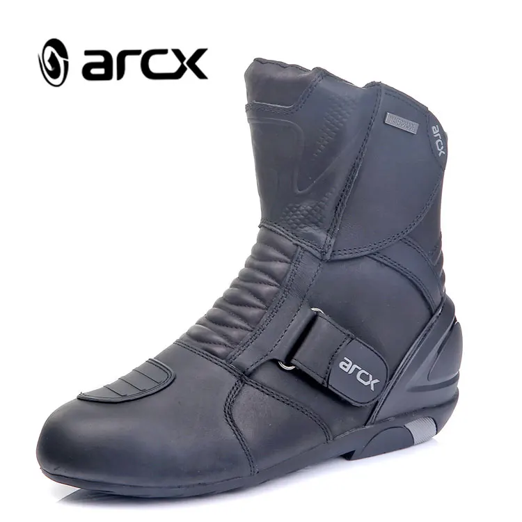 Брендовые мотоциклетные водонепроницаемые ботинки ARCX из натуральной кожи