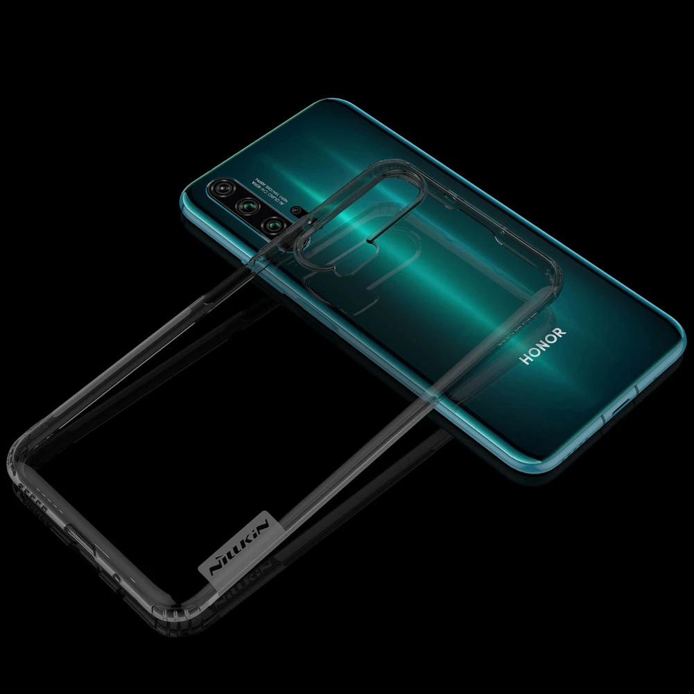 Оригинальный чехол для huawei Honor 20 Pro NILLKIN Natural TPU Fundas, мягкий прозрачный кремний чехол для телефона