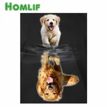 5d diy на заказ животное собака kerstkaarten бриллиантовый рисунок Рождество карты полный квадратный kerstkaarten Алмазная вышивка кофе подарки