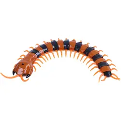 Инфракрасный на дистанционном управлении пульт дистанционного управления Centipede Scolopendra Creepy-crawly детская игрушка в подарок, оранжевый и