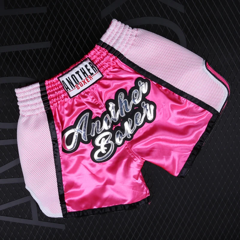 Мужские/женские/детские спортивные боксерские дышащие быстросохнущие штаны для фитнеса, дешевые шорты для ММА бокса, шорты muaythai Muay Thai