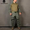 EMERSONGEAR армейская Униформа охотничья рубашка тактические брюки с наколенниками FG emerson Gen 3 охотничьи брюки ► Фото 1/6