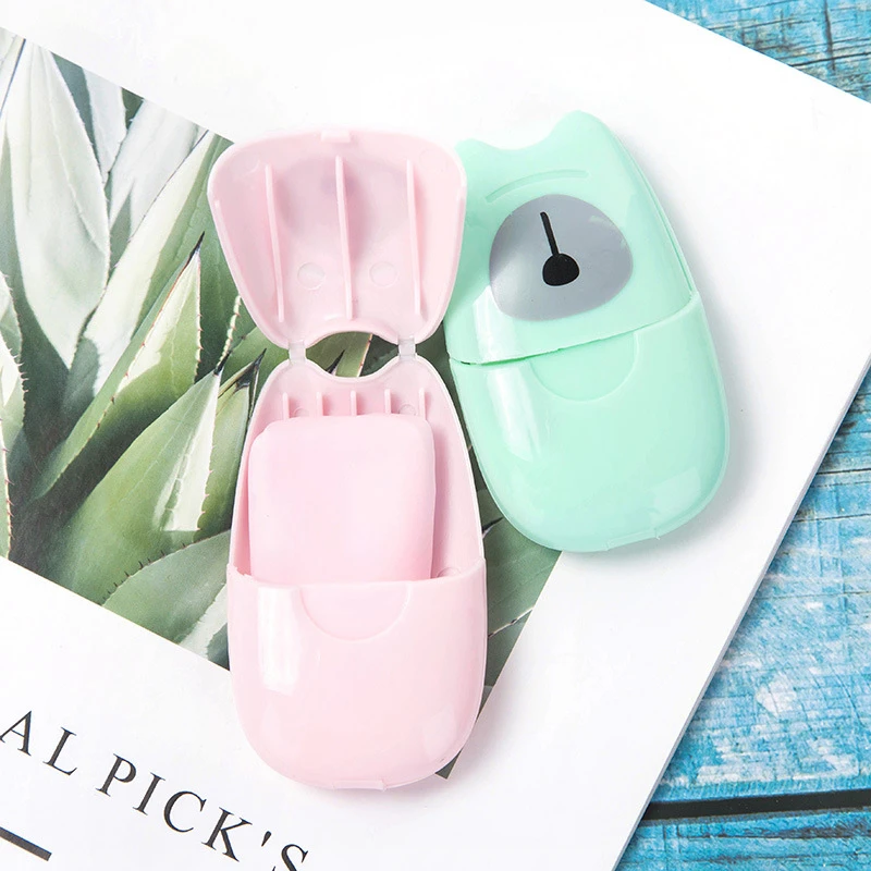 Creative Travel Accessories Portable 50 sheets Soap paper Multifunction Unisex Security Security Parts Suitcase organizer Buckle