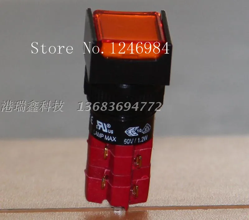 

[SA]M16 reset button nolock R G B W BR orange square DECA Taiwan Progressive Alliance dual jog button D16LMS2-2AB--10pcs/lot