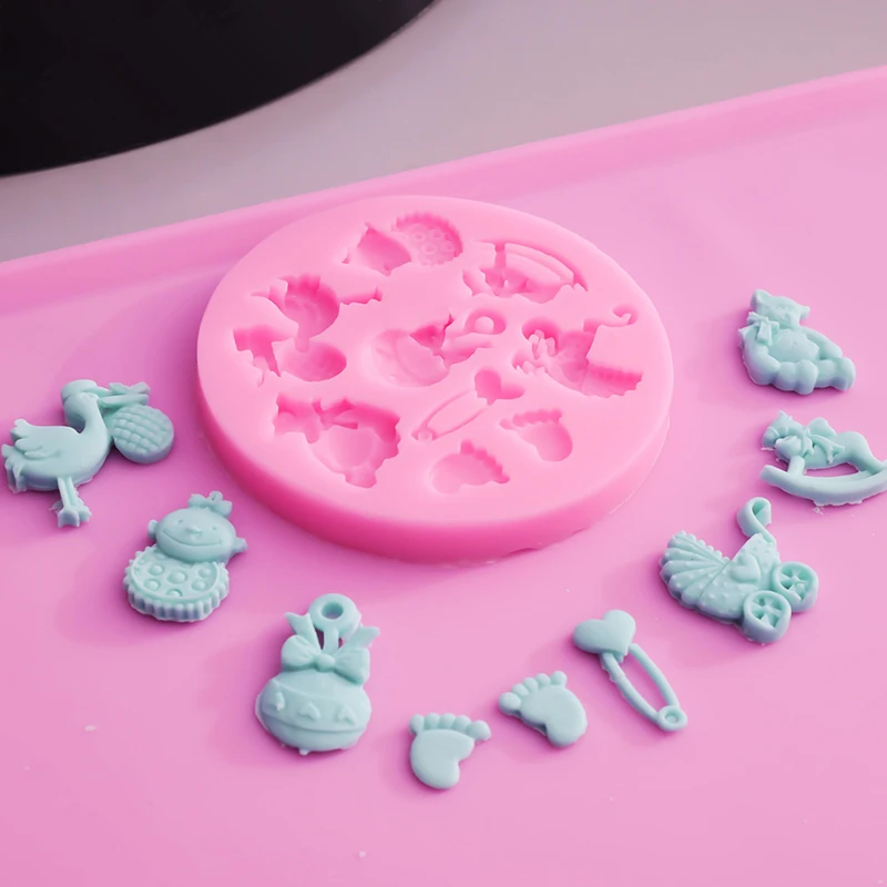 1 шт. мультяшная милая форма для торта Детские вечерние 3D силиконовые формы