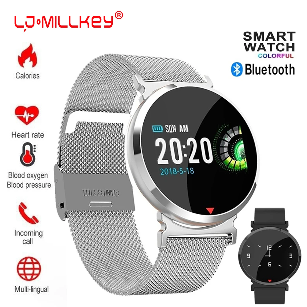 

Heart Rate Sport Smart Watch for Android iOS Mobile Phone Bluetooth Smart Watch Men Digital Blood Pressure Smart Watches