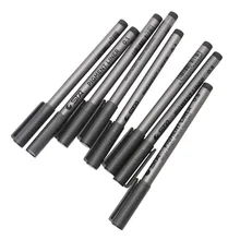 1х черная ручка с тонкой линией, водостойкая ручка для черчения, художественные ручки 0,5 мм