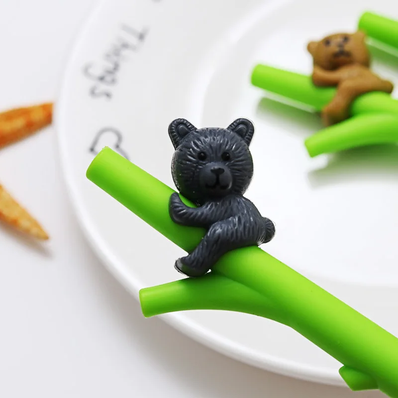 New-1pcs-0-5mm-Creative-Cute-Koala-Branches-Black-Ink-Gel-Pen-Signing-Pen-Writing-Tool (3)