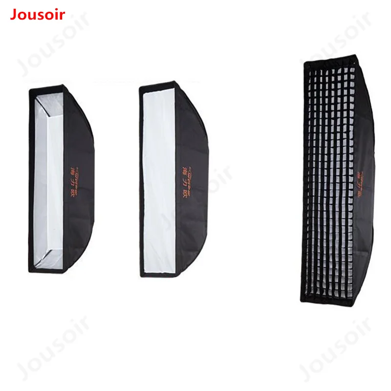 

35*140cm Professional Grille softbox photographic lamp flash rectangular softbox Photographic accessories CD50 T02