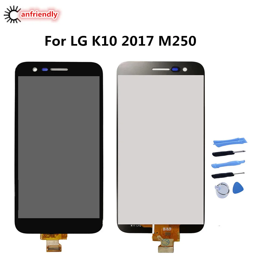 Сменный сенсорный ЖК дисплей и дигитайзер в сборе для LG K10 2017 M250 5 3 дюйма панель