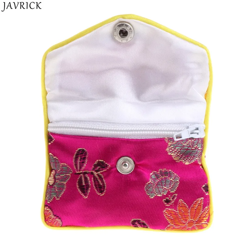 JAVRICK, сумки для хранения ювелирных изделий, Шелковый, Китайская традиционная сумка, кошелек, подарки, драгоценности, Органайзер