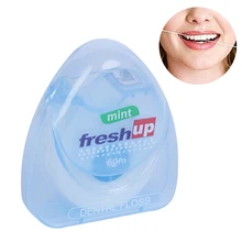 50 м микро воск перечной мяты вкус Стоматологическая Flosser межзубная палочка для чистки зубов зубные зубы гигиена ротовой полости провода