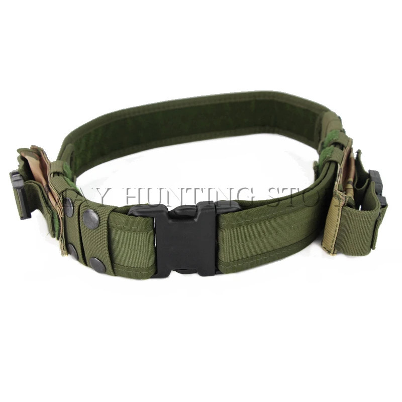 Hunting Airsoft Accessories Heavy Duty Tactical Belt with Dual Pistol
