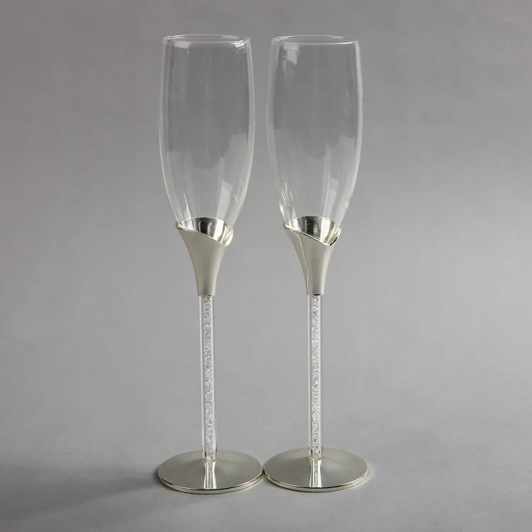 Свадебные бокалы для шампанского тосты флейты бокалы для вина хрустальные бокалы для шампанского Свадебные украшения