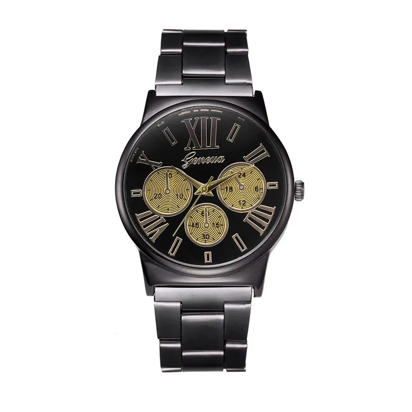 Fashion Mens Watches 2018 Luxury Brand Crystal Stainless Steel Analog Quartz Wrist Watch Hour clock Relogio masculino 3M24#N (4)