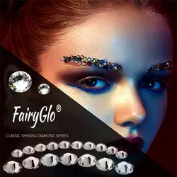 FairyGlo 1 пакета(ов) смешанные Размеры акриловые Стразы Nail Art DIY горный хрусталь украшения с сияющими блестками Красота Кристалл одежды ногтей