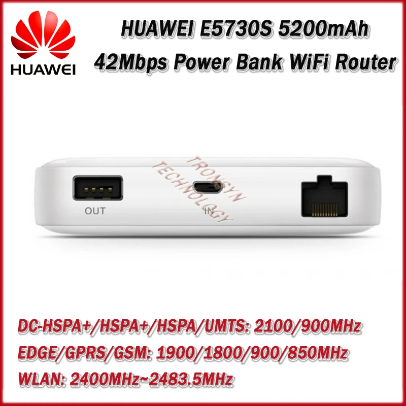 HUAWEI E5730S Mew King DC-HSPA+ 42Mbp 5200mAh power Bank 3g Беспроводная фиксированная линия Dual Acess Wifi маршрутизатор точка доступа