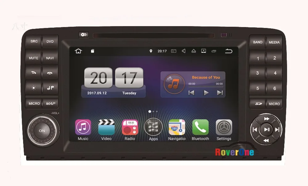 Best RoverOne For Mercedes W251 R280 R300 R320 R350 R500 2G RAM Quad Core Car Multimedia Player Navi Autoradio GPS Bluetooth S190 4