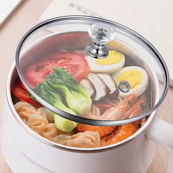 1.2L  Multifunctions Electric Skillet 600W Household Mini Multi Cookers  220V Electric Cooker mini Cooking Pot 4