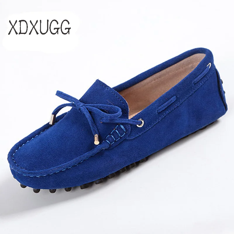 

Women Shoes Spring Autumn 100% Genuine Leather Women Flat Shoes Handmade Flats Casual Loafers Lady Driving Shoes Soft Moccasins