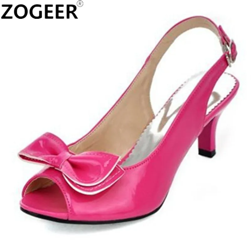 Women Sandals Summer Medium Heel Flip Flop