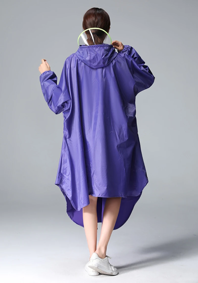 Длинная куртка с капюшоном плащ латексный костюм взрослых непромокаемые Универсальный дождевик Шляпа Шестерни пончо Капа де chuva плащ для