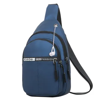 

2019 new Men & Woman's Chest Bag Waterproof Outdoor Travel Shoulder Messenger Bag Solid color#G8
