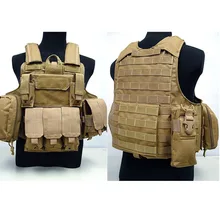 Высокое качество 1000D Molle Combat Strike Plate Carrier CIRAS жилет Койот коричневый
