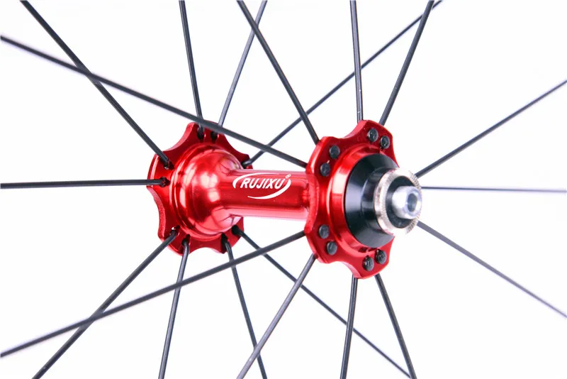 Fibra De Bicicleta de Estrada bicicleta 700C Canbon RUJIXU COS MIC Grupo Roda Rodado Rim 4 Perlin Freio V Rodas Jantes|Велосипедное