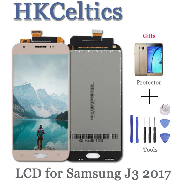 Ремонтный экран для Samsung Galaxy J3 2017 J330 ЖК-дисплей с сенсорным экраном дигитайзер в
