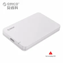 ORICO 2.5 SATA3 to USB3.0 MICROB Hard Drive Disk Box SSD HDD External Enclosure Case Support 5GBPS UASP Tool Free Portable 9.5mm