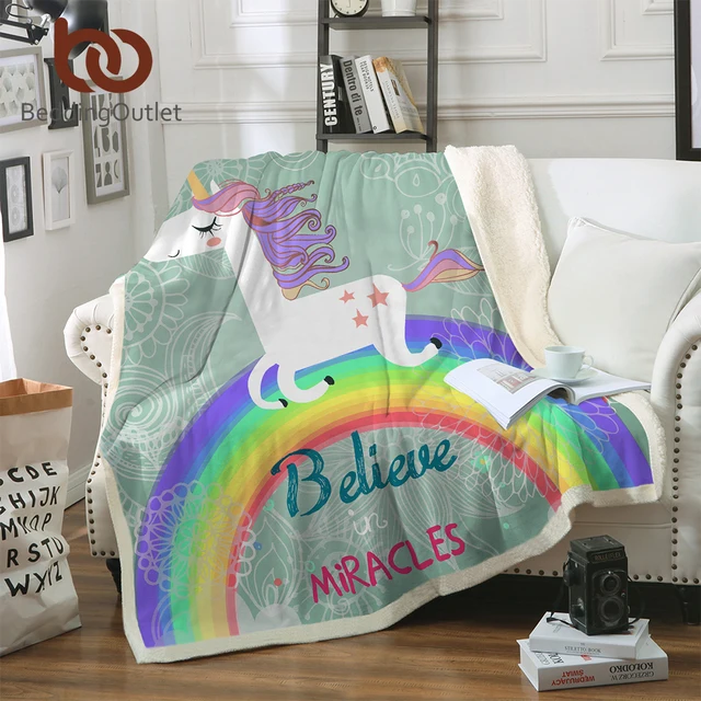 rainbow kids bedding walmart beddingoutlet unicorn rainbow blanket believe miracles cartoon plush throw on sofa bed for kids bedding rainbow kids bedding walmart beddingoutlet unicorn rainbow blanket believe miracles cartoon plush throw on sofa bed for kids bedding
