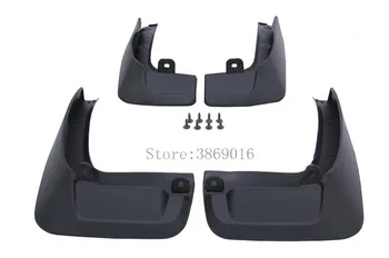 

For Toyota Highlander 2015 2016 2017 2018 Black Plastic Mud Flaps Splash Guard Fender 4pcs