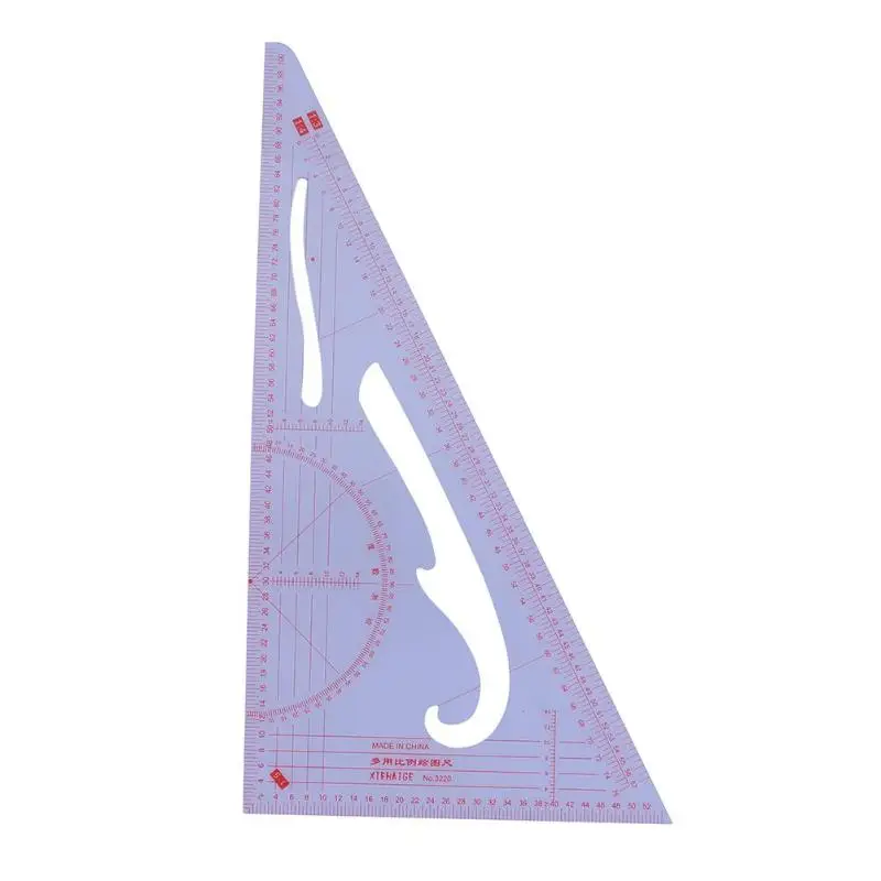 1:3/1:4/1:5 пластина для рисования одежды делая линейку портновский пошив инструмент для лоскутного шитья треугольная линейка для измерения ткани швейные инструменты