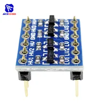 Módulo de placa bidirecional 5 v 3.3 v dc para arduino com pinos diymore iic i2c nível lógico alto/baixo conversor de tensão